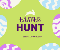 Easter Treasure Hunt - Instant Digital Download - DIY kids activity