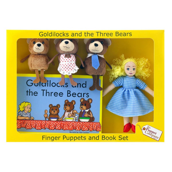 Kids Goldilocks Puppet Story Set