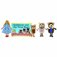 Kids Goldilocks Puppet Story Set