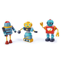Kids Wooden Robot Construction Set