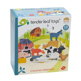 Kids Wooden Stacking Animal Farmyard