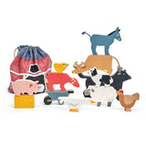 Kids Wooden Stacking Animal Farmyard