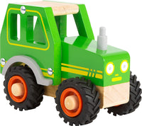 Kids Chunky Wooden Farm Toy Tractor