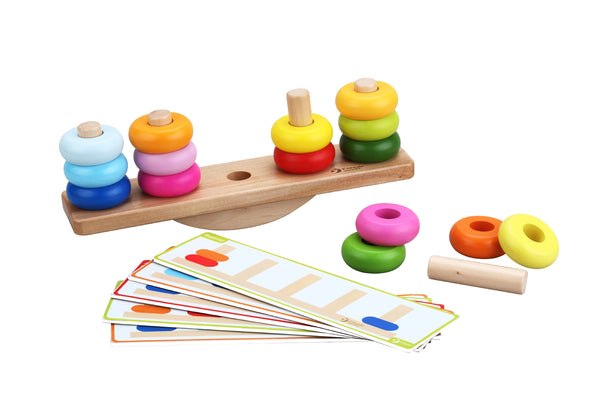 Kids Wooden Balance Stacking Learning Game