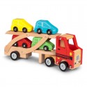 Kids Wooden Car Transporter Toy