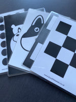 Black and White Contrast Flashcards